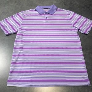 Nike Golf Tour Performance Dri Fit Polo Purple M